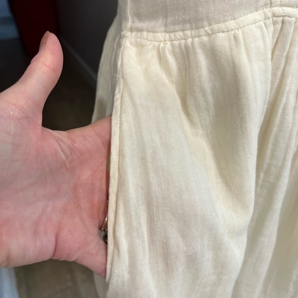 Tulle New Spaghetti Strap Ivory Fit and Flare Summer Dress - Picture 4 of 12